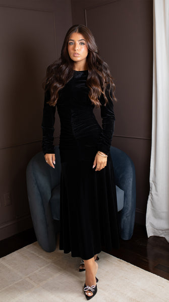 Black Velvet Dress